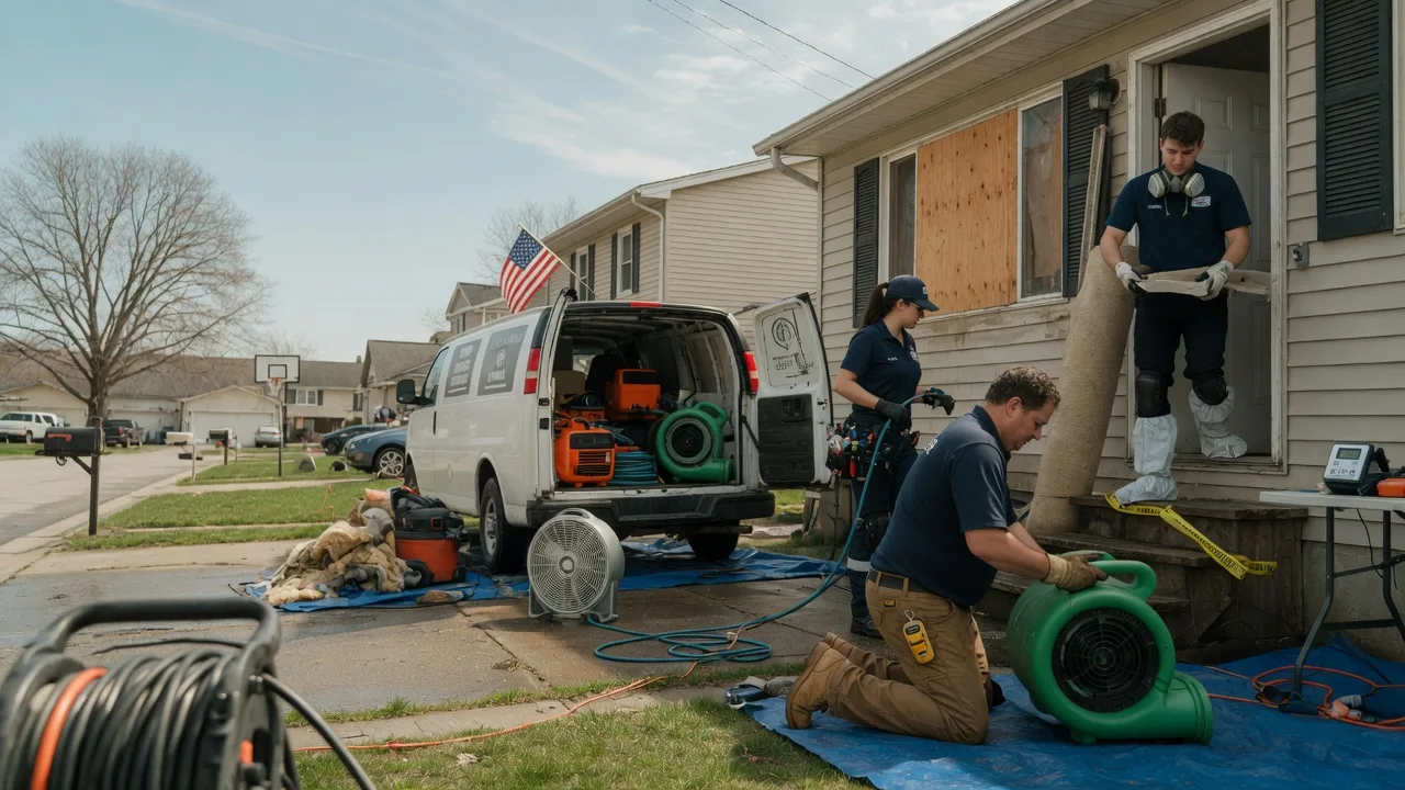 Water Damage Restoration in Busby, MT near me